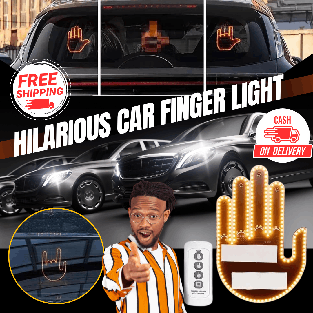 HILARIOUS CAR FINGER LIGHT